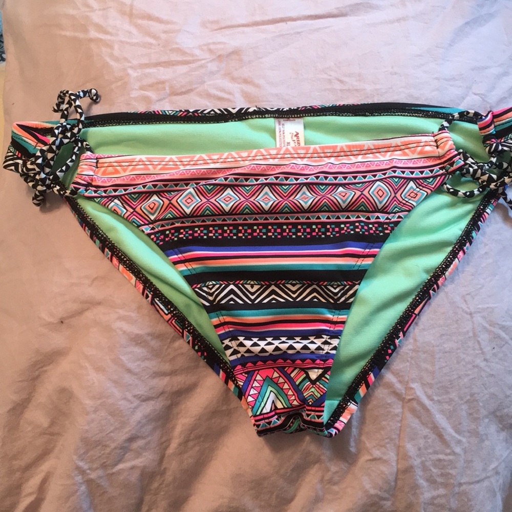 Tribal Print Tie Bikini bottom